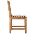 thumbnail image 5 of vidaXL 1/2/4/6/8x Solid Wood Teak Patio Chairs with Cushions Multi Colors, 5 of 11