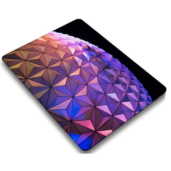 KSK KAISHEK Hard Case Cover Compatible with 2022 - 2018 Rel. New MacBook Air 13 inchs with Touch ID USB Type-C Model: A1932 A2179 A2337 m1 Purple series 0043