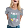 thumbnail image 1 of Liquidation! T-shirts Graphiques Uooqdmx, T-Shirt 100 Jours d'École, T-Shirts de Rentrée Scolaire, T-Shirt 100 Jours d'École T-Shirts d'Enseignant Joyeux 100e Jour, T-Shirts d'Enseignant, Gris P, 1 of 5