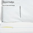 thumbnail image 3 of JP Outdoor Patio Recliner Chair Replacement Cushion,White, 3 of 9