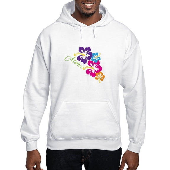 CafePress - Aloha Flowers Hoodie - Pullover Hoodie, Hooded Sweatshirt