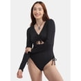 thumbnail image 3 of No Boundaries Ribbed One Piece Surf Suit, Women's, 3 of 5