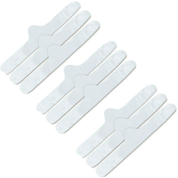 100% Cotton Bra Liner 9-Pack - Size X-Large, White by More of Me to Love