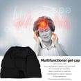 thumbnail image 4 of Gel para el dolor de cabeza sombrero para aliviar la migraña terapia de frío masajeador de cabeza gorro de hielo relajación para el estrés, 4 of 7