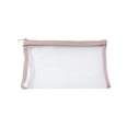 thumbnail image 6 of Clear Mesh Zipper Pouch, Soft Translucent, Foldable Multi-Color, 7.9 x 4.7 Inches, for Travel Accessories and Desktop Tidying, 6 of 7
