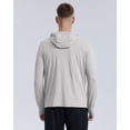 thumbnail image 2 of Locachy Veste à Capuche Légère pour Hommes UPF 50+ Protection Solaire Extérieure à Fermeture Éclair Complète Manches Longues pour la Pêche Randonnée Performance, 2 of 8