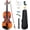 Matte-2, variant on SolaceHue 1/4 Violin for Beginners, Fiddle for Students and Enthusiasts, Acoustic Violin Kit with Case, Bow, Rosin & Manual