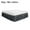 Dark Gray, variant on PiccoCasa Polyester Brushed Bed Skirt with Elastic Dust Ruffles 16" Drop, King Dark Gray