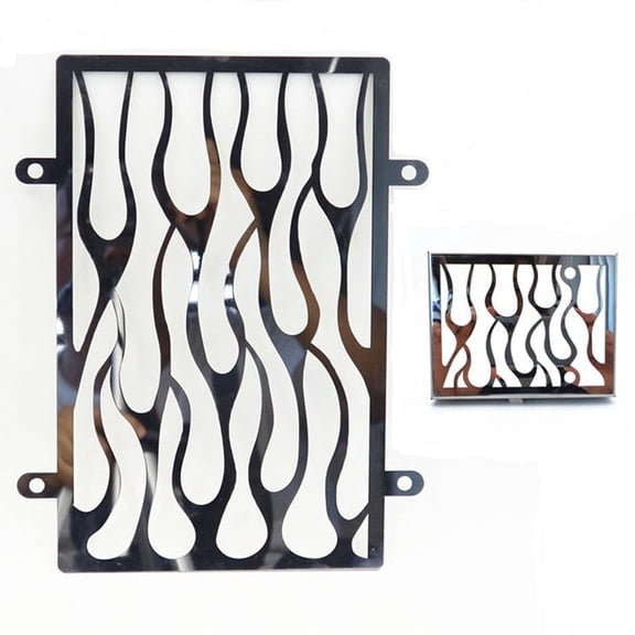 Chrome Stainless Steel Radiator Grille Cover And Rectifier Grille Cover Fit For Kawasaki Vulcan900 VN900 2006-2021