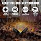 thumbnail image 3 of Outdoor Solar Lights, Lotus Solar Lantern with Bright Warm White Light Effect, IP44 Waterproof Solar Garden Lights for Patio, Courtyard, Lawn, Balcony, 3 of 5