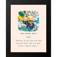 thumbnail image 2 of ArtsyQuotes 12x14 Black Modern Framed Museum Art Print Titled - Mari Gayatri Stein Quote: Smile Back, 2 of 5