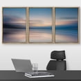 thumbnail image 2 of wall26 Framed Canvas Print Wall Art Set Abstract Blurry Lake Landscape at Dawn Nature Wilderness Photography Modern Art Rustic Colorful Vibrant for Living Room, Bedroom, Office - 24"x36"x3, 2 of 5