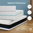 thumbnail image 6 of Twin Mattress,10 inch Gel Memory Foam Twin Size Mattress for Pressure Relief,Mattress in a Box, 6 of 8