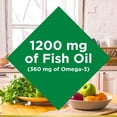 thumbnail image 3 of Suplemento Nature's Bounty Fish Oil 1200 mg de Omega-3 200 cápsulas blandas, 3 of 6