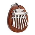 thumbnail image 1 of El colgante de juguete de  de 8 teclas puede reproducir un gran sonido oval Yuyangstore Mini Kalimba de 8 teclas, 1 of 8