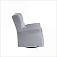 thumbnail image 6 of Glider Chair with Smooth Swivel, Light Gray Fabric | Multiple Color Options | User-Friendly Design, 6 of 8