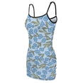 thumbnail image 5 of Ladies Elegant Sling Sleeveless Sexy Dress floral, 5 of 6