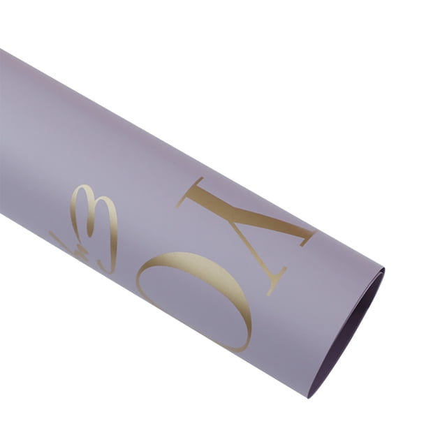 Agiferg English Flower Wrapping Paper Confession Bouquet Paper Waterproof Flower Wrapping Paper