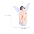 thumbnail image 2 of Flying Wings Flower Fairy Miniature Ornament Multi 3Pcs 6x2.7x3.3in, 2 of 7