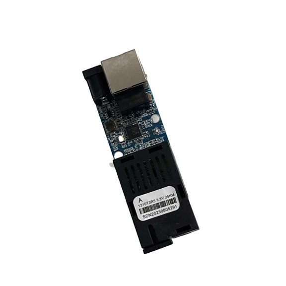 Sidaley Convertidor de fibra óptica, placa PCBA, placa profesional para hogar, oficina, Hotel, adaptador de repuesto de red, accesorios Electrónica miscelánea un puerto