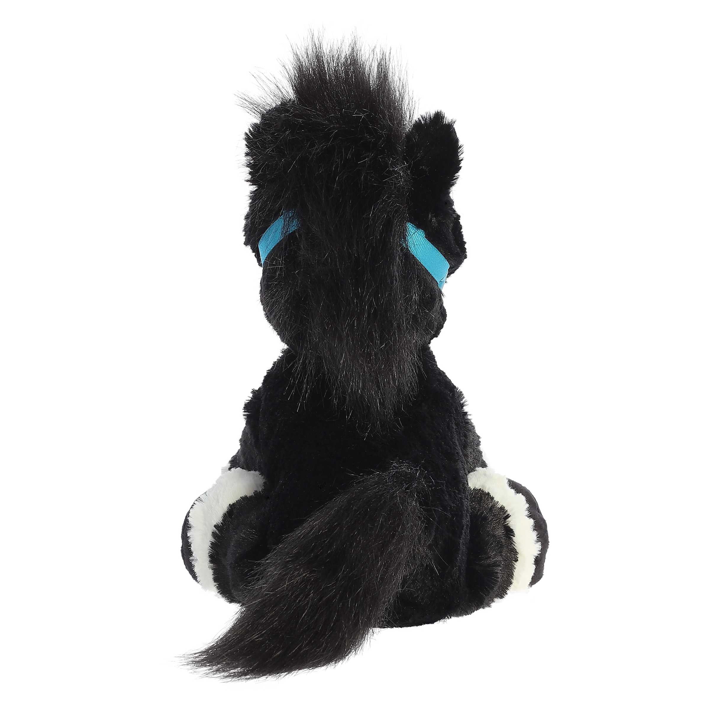 Aurora - Medium Black Breyer - Bridle Buddies - 8.5" Black Horse - Exquisite Stuffed Animal