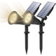 thumbnail image 1 of [2 Pack] LED Solar Floodlight, 4 LED Solar Lamp, Waterproof Outdoor Garden Lamp, Security Lighting Landscape Light for Chrismas Tree, Fence, Patio, Pa, 1 of 5