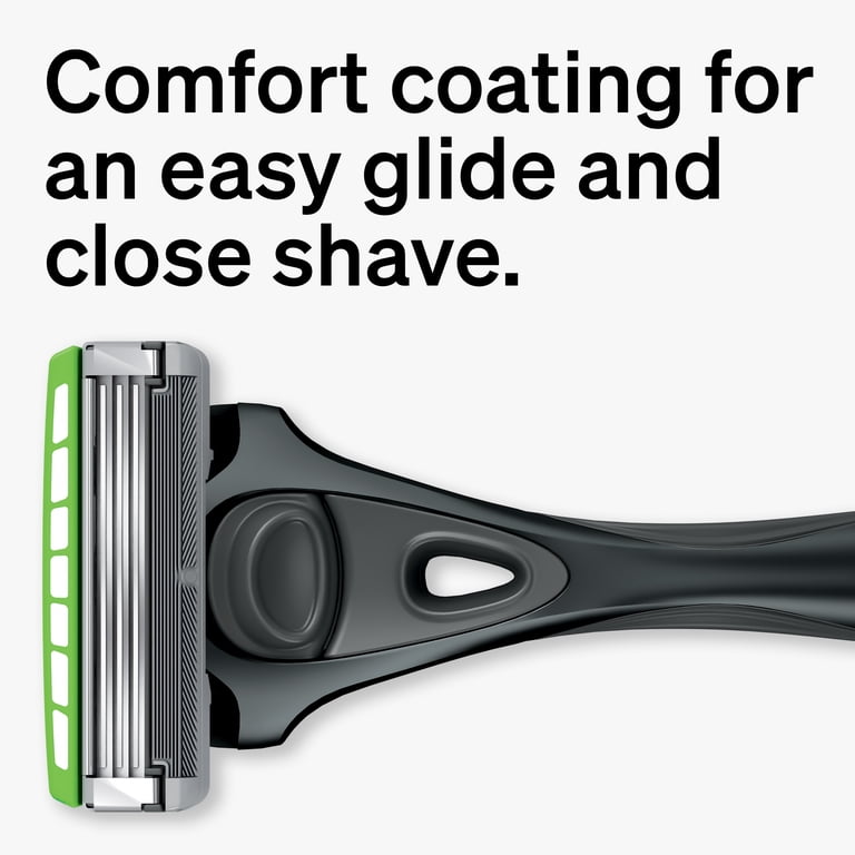 Schick Hydro Ultra Sensitive 3 Blade Razor for Men, 1 Handle + 4
