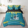 thumbnail image 3 of Erosebridal Twin Comforter Set,7 Pieces American Football Bedding Sets Twin Bed in a Bag with Reversible Football Bed Set,Sports Fan Comforter, Sheets, Pillowcases, 3 of 5