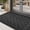 Black, variant on PABUBE Outdoor Door Mat Non Slip Backing Doormat,Low Profile Doormat Entry Rug, Outside Floor Mat for Entryway, Black, 24" x 36"