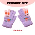 thumbnail image 2 of Guantes para niños Guantes de dedos completos Guantes de punto cálidos Manoplas de invierno para niños y niñas866, 2 of 5