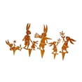 thumbnail image 4 of Estacas de jardín de conejo, estacas decorativas de animales, silueta de conejo artística para jardín, decoración de jardín de conejo para primavera,, 4 of 8