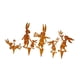 thumbnail image 4 of Estacas de conejo para jardín, decoración de patio, estacas decorativas de animales, silueta de conejo para césped, Patio, maceteros, porche, 5 uds., 4 of 8