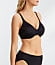 Women's Vanity Fair 76080 Beauty Back Full Figure Minimizer Underwire Bra (Midnight Black 42H)