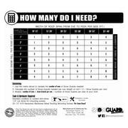 20 Pack Jumbo Snow Guard UV Clear Includes Perfect Seal Gasket and Mounting Screws Stop Snow and Ice from Sliding Off Your Metal Roof Roofing Gutter Guards Stops Stoppers Blocks Blox