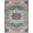 Blue-Orange, variant on Manhattan MAN-3 Blue Bohemian Rug 6' 6" X 6 ' 6"