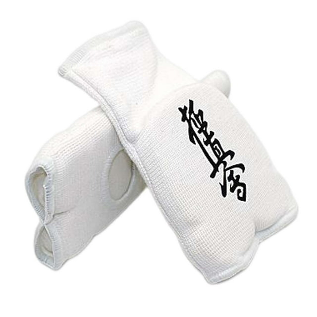 QualitChoice EVA Cushioning Boxing Gloves And Breathable Kickboxing Gear For Maximum Performance In Martial Arts Sparring Muay Thai White M