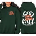 thumbnail image 2 of Unisex Christian Hoodie, "God Will Open Doors" Double-Sided Hoodie with Revelation 3:7 Bible Verse, Faith-Inspired Streetwear Hooded Sweatshirt, Religious Scripture Pullover, Sizes S–5XL, 2 of 7