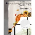 thumbnail image 2 of Fall Pumpkins Swag Valances for Windows, Small Curtains Drapes, Thanksgiving Sunflower Turkey Country Kitchen Window Curtains Over Sink Window Treatment Valance for Bedroom/Bathroom 56"x36", 2 of 5