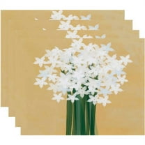 Holiday Essence Paperwhites Floral Print Placemat