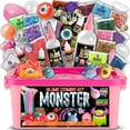 thumbnail image 1 of Kit para hacer limo FUN KIDZ Monster Slime para niñas de 6 a 12 años, 1 of 9