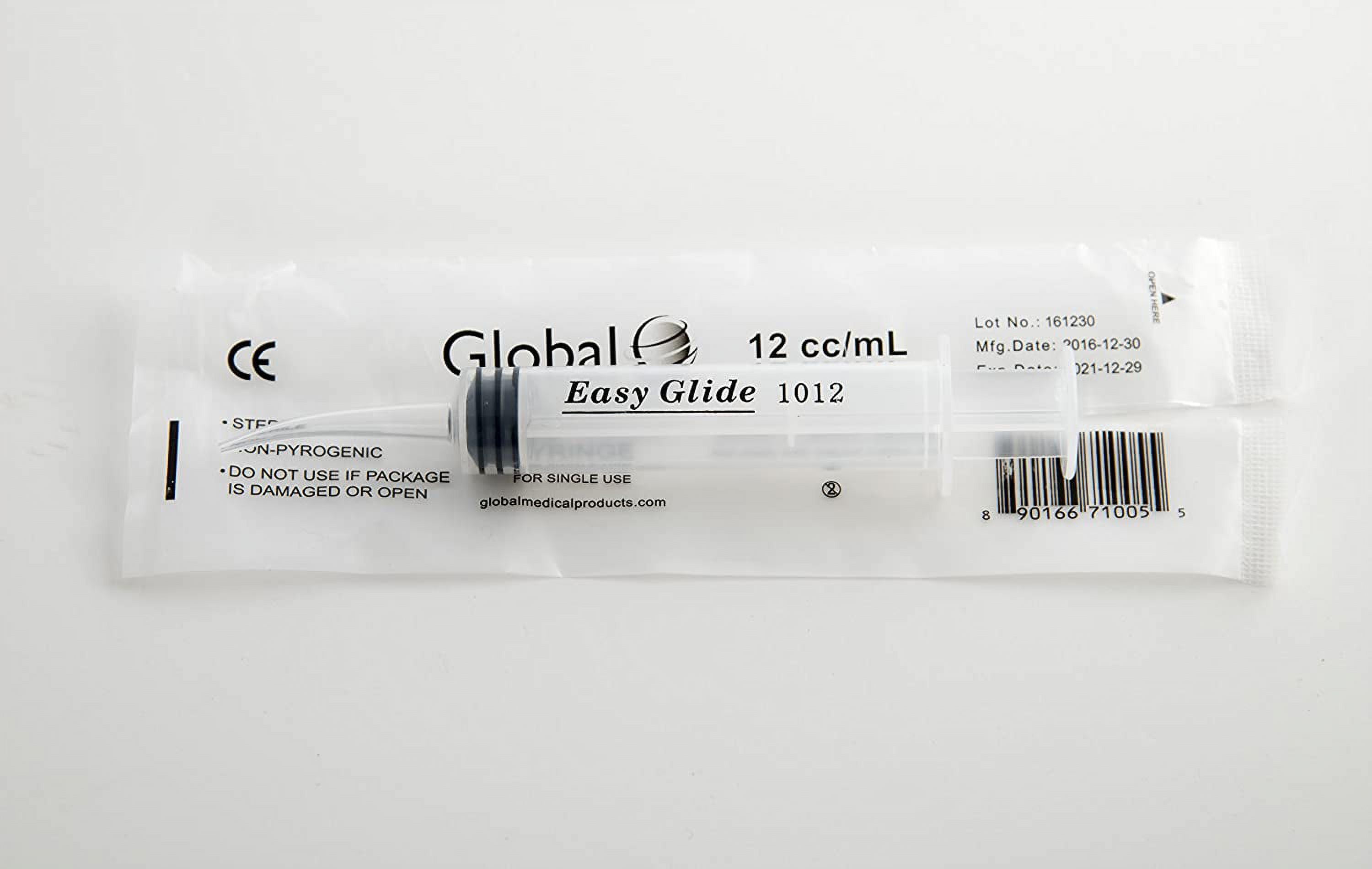3072331PK12 Curved Tip Syringe 0.5 Height 0.5 Wide 4 Length