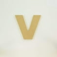 thumbnail image 4 of Package of 1, 10 Inch X 1/2" Thickness MDF Letter V in The Arial Font, Thick, Upper Case for Art & Craft Project, Made in USA, 4 of 4