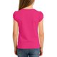 thumbnail image 4 of Camiseta de manga corta abotonada a rayas para niños, talla mediana a grande, informal, de poliéster, 4 of 8