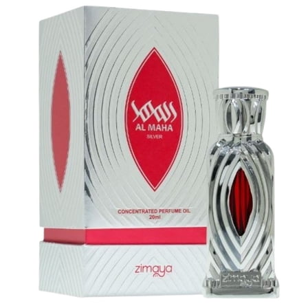 Zimaya Unisex Al Maha Silver Perfume Oil 0.67 oz Fragrances 6290171075417