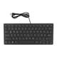 thumbnail image 1 of 78 Keys Language Ultra Thin Keyboard Plug and Play Splash Proof USB Wired Compact Keyboard for English Bilingual Users German(QWERYZ Layout), 1 of 4
