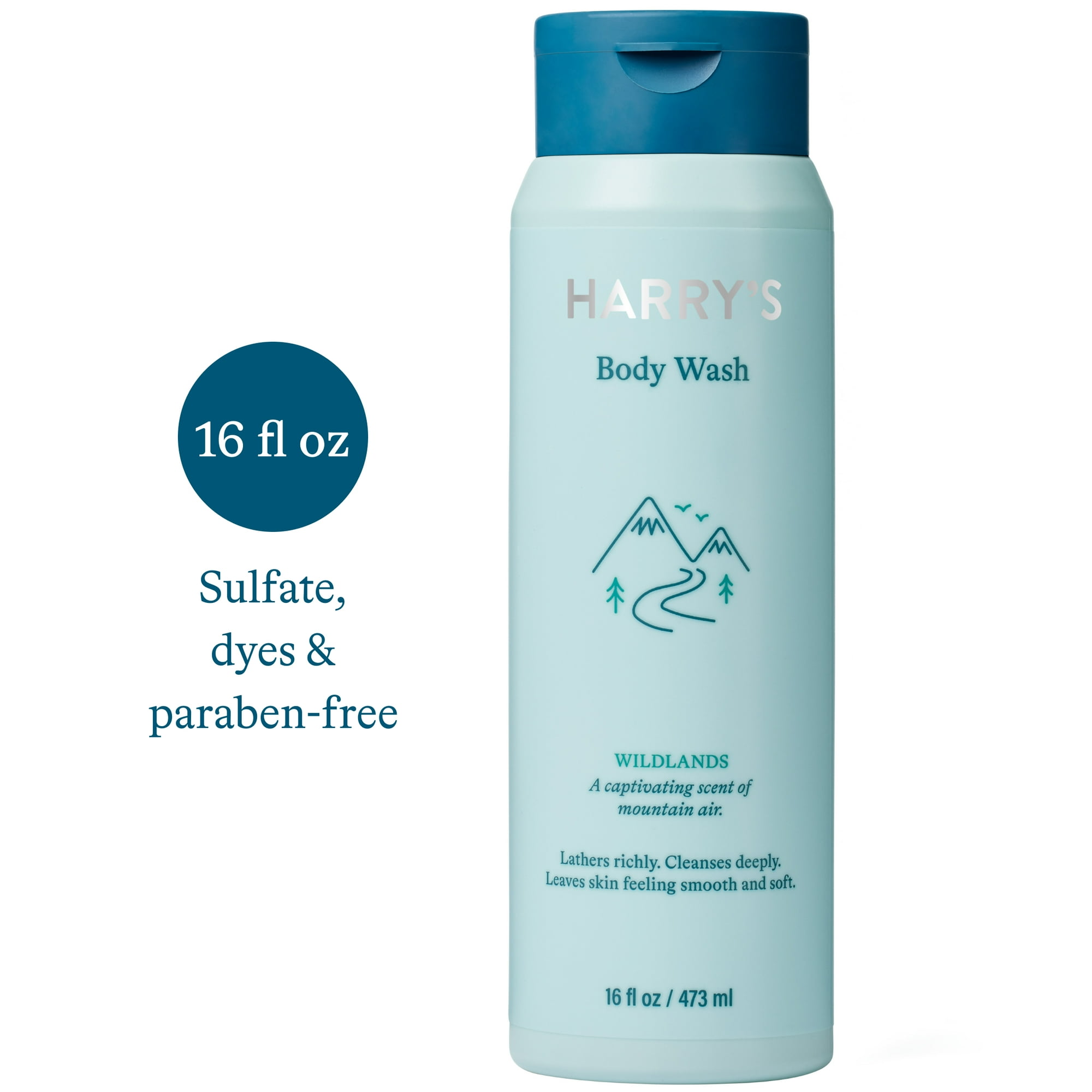 Harry's Men's Cleansing Body Wash, Wildlands Scent, 16 fl oz