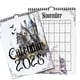 thumbnail image 1 of Witchy Goth 2025 Calendar Gothic Pagan Pages 2025 Monthly Planner A4 Size Gothic Monthly Calendar, 1 of 5