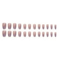 thumbnail image 4 of 24pcs Fashionable French Style Wearing Fake Nails, Sparkling and Simple New Y7 S7M02, 4 of 6