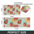 thumbnail image 7 of Pioneer Flower Floral Print Pattern Kitchen Rugs Sets Of 2,Anti Fatigue Kitchen Mat Rugs Non Slip Washable,Decorative Kitchen Floor Mats for Kitchen,Sink,Laundry,17"x30"+17"x47", 7 of 7