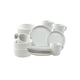 thumbnail image 1 of RED VELVET Juego Vajilla Ceramica 16 Pzas Matte Portofino Borde Dorado (BLANCO), 1 of 1
